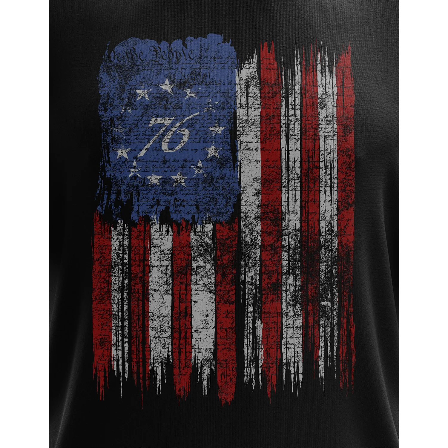 Tattered '76 Flag Short Sleeve Shirt - Image 3
