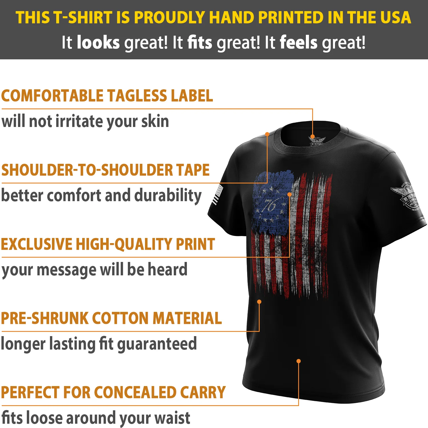 Tattered '76 Flag Short Sleeve Shirt - Image 6
