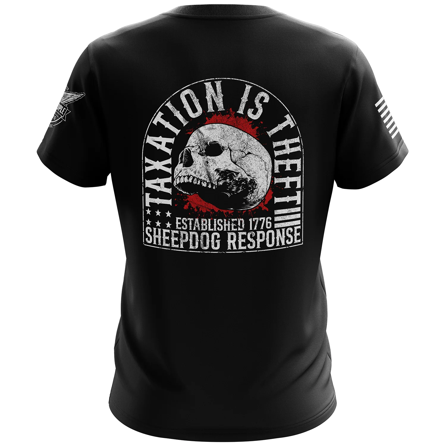 Taxation Is Theft Short Sleeve Shirt - Image 3