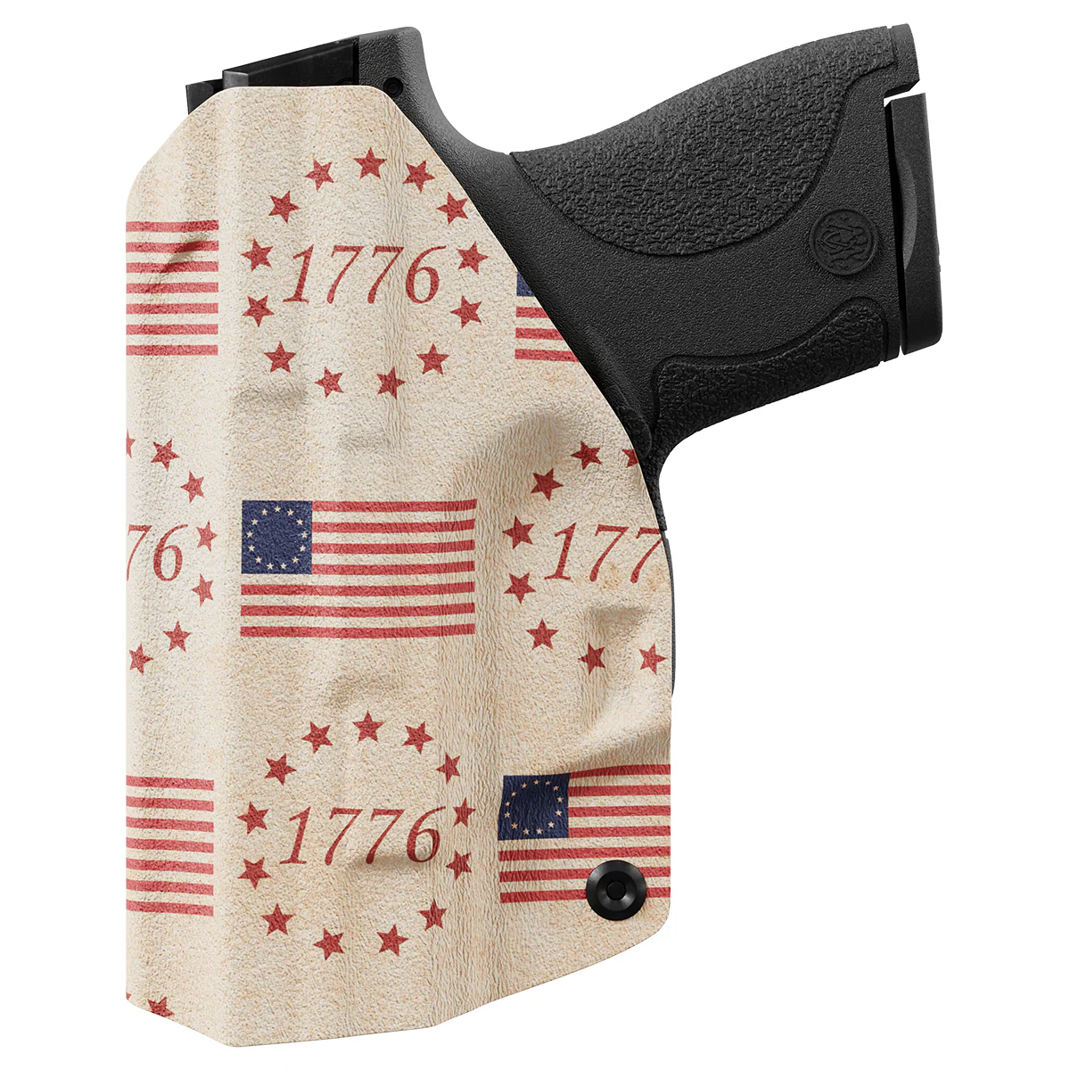 The Betsy Ross Flag Tribute to Independence Day 1776 Custom Printed Holster - IWB Kydex Holster - Image 3