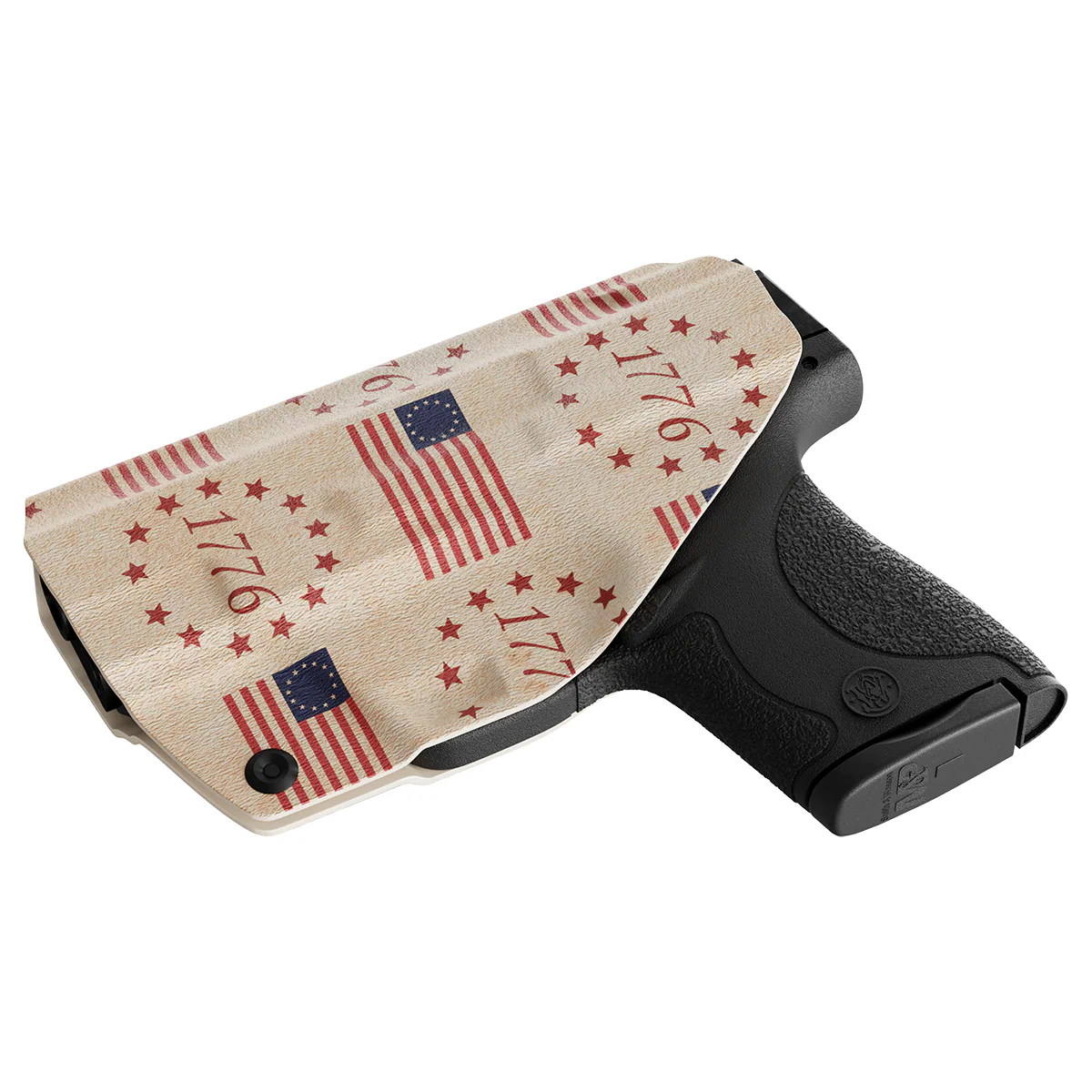 The Betsy Ross Flag Tribute to Independence Day 1776 Custom Printed Holster - IWB Kydex Holster - Image 4
