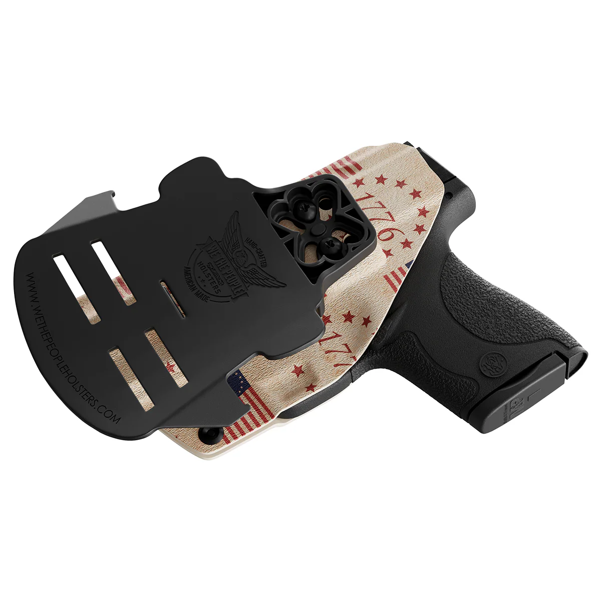 The Betsy Ross Flag Tribute to Independence Day 1776 Custom Printed Holster - OWB Kydex Holster - Image 4