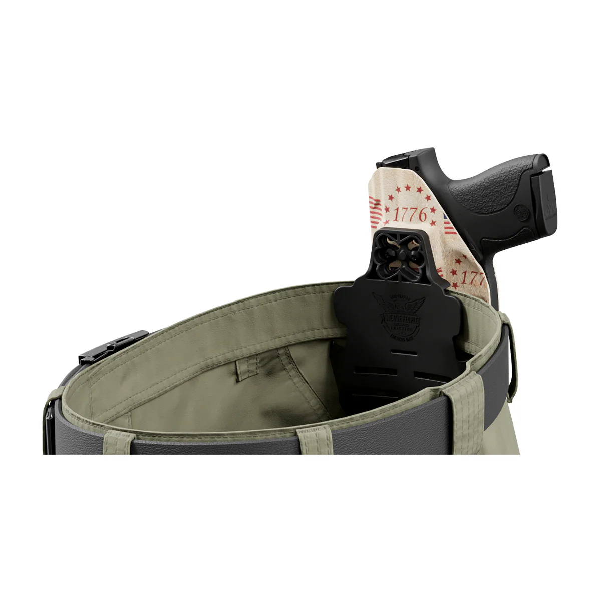 The Betsy Ross Flag Tribute to Independence Day 1776 Custom Printed Holster - OWB Kydex Holster - Image 7