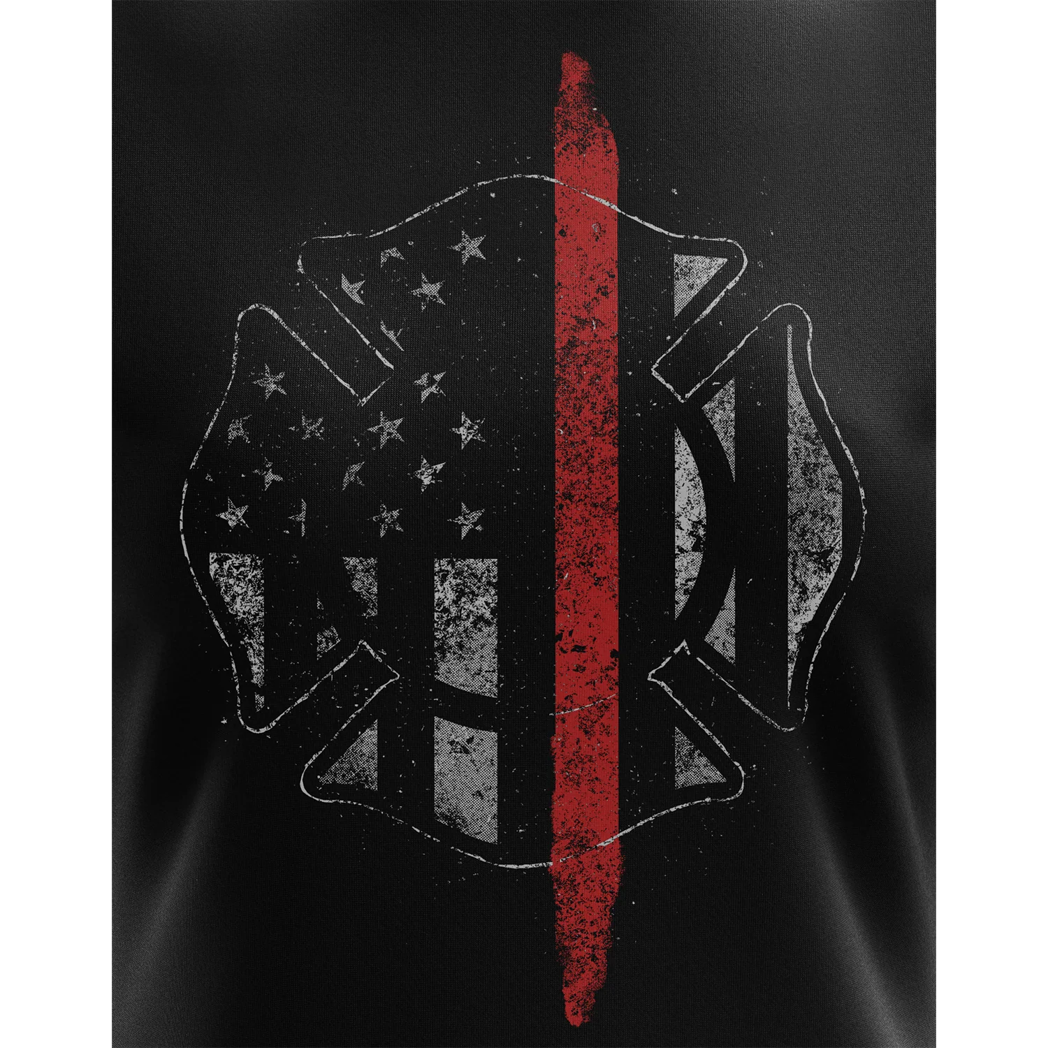 Thin Red Line Flag Women's Short Sleeve Shirt - Image 3