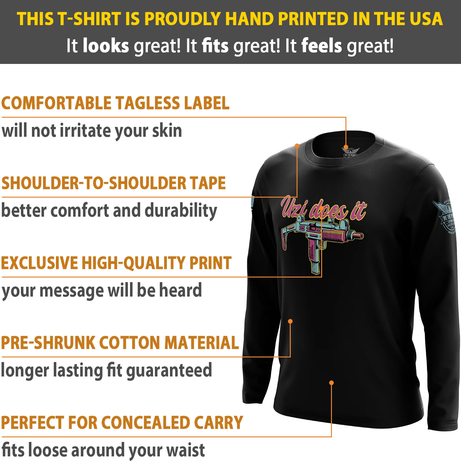 Uzi Does It Long Sleeve Shirt - Image 6
