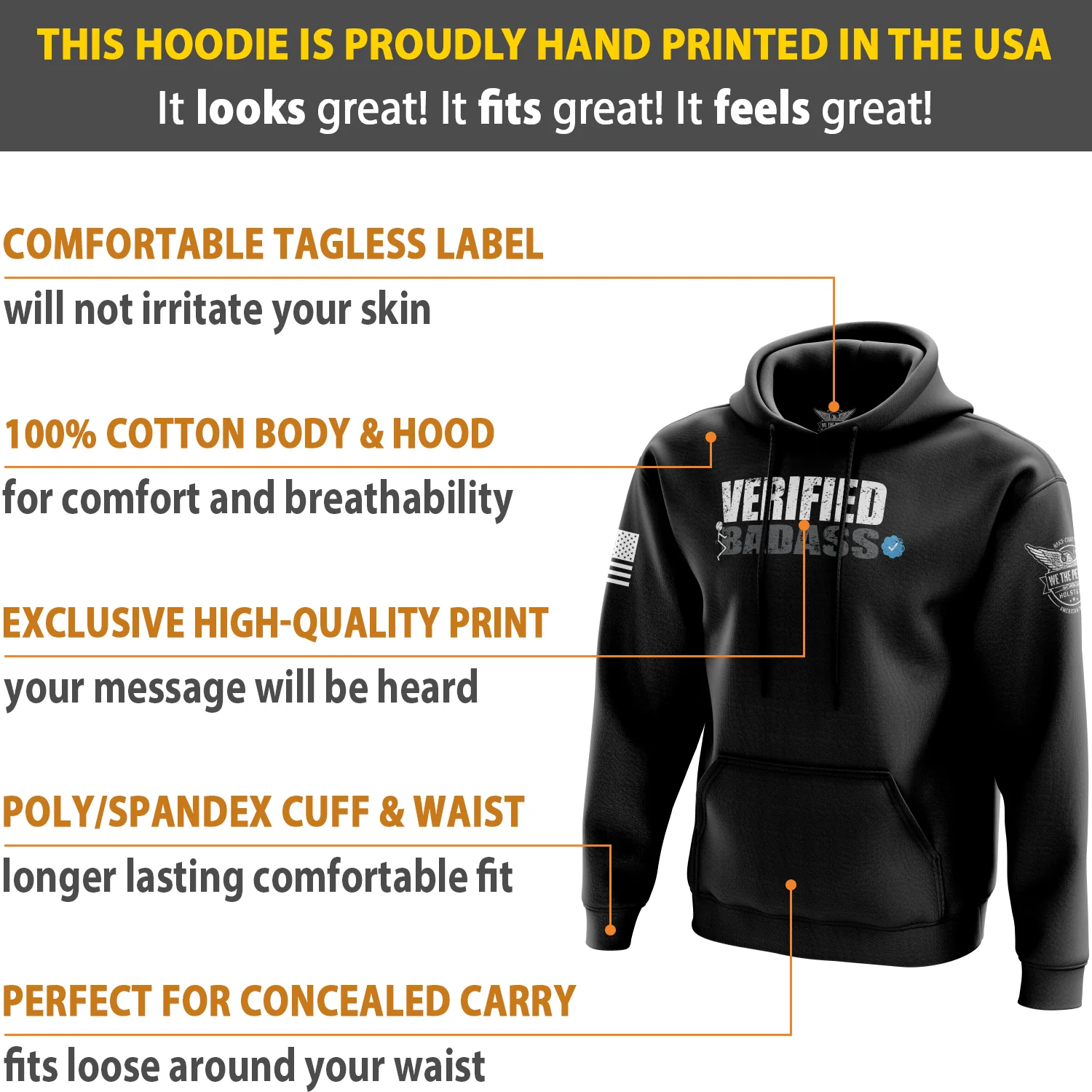 Verified Badass Hoodie - Image 5