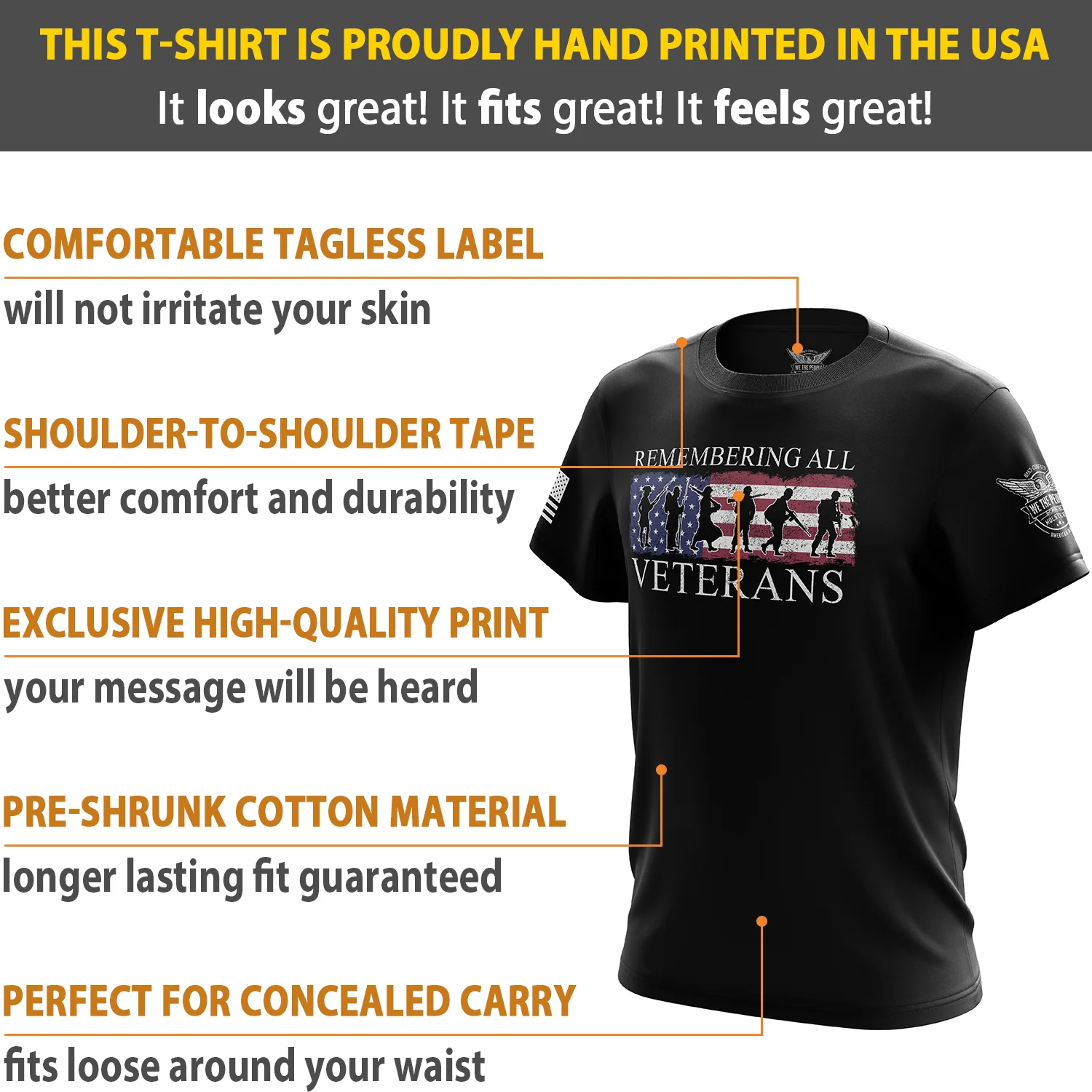 Veterans Remembered Short Sleeve Shirt - Image 6