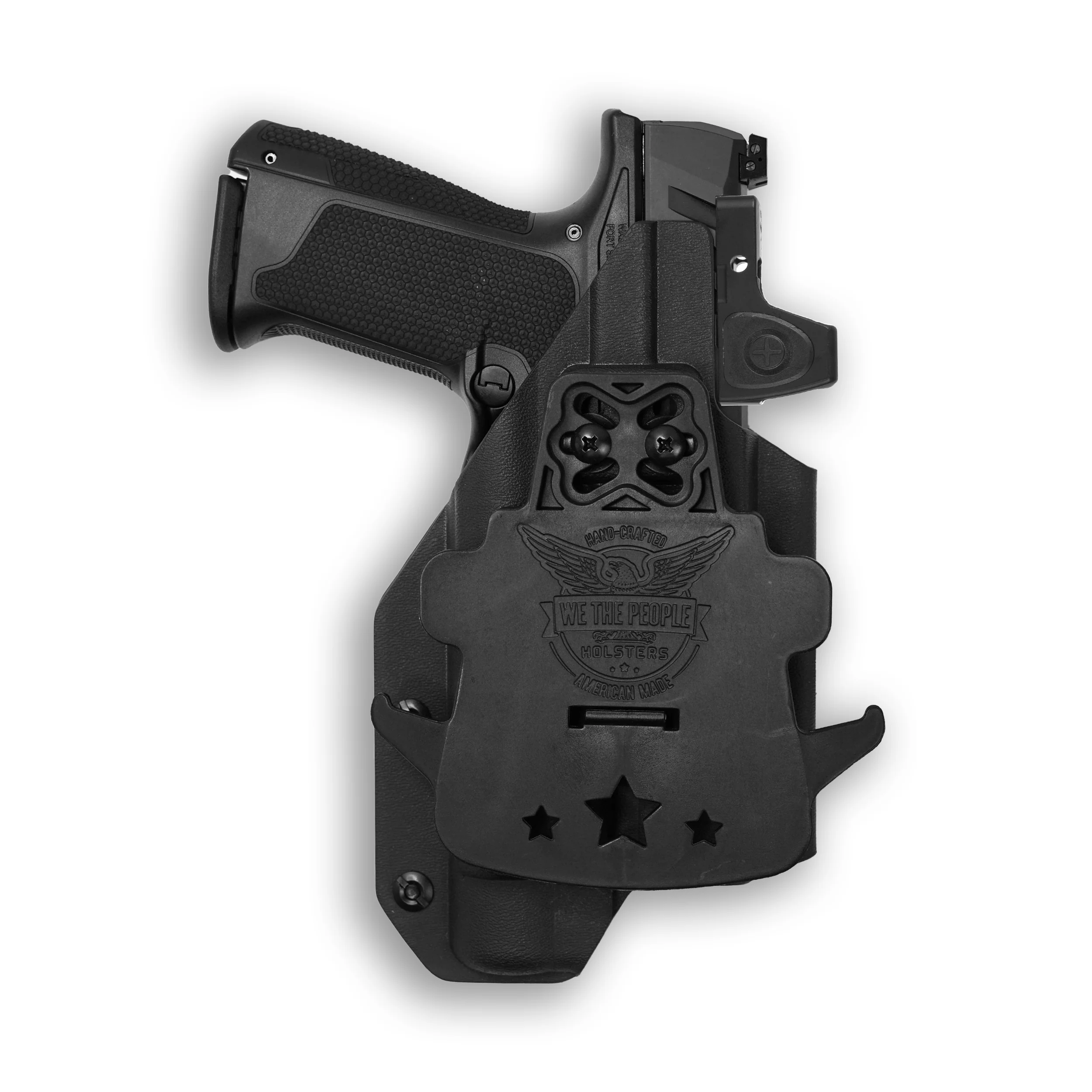 Walther PDP F-Series 4" with Streamlight TLR-1/1S/HL Light Red Dot Optic Cut OWB Holster - Image 4