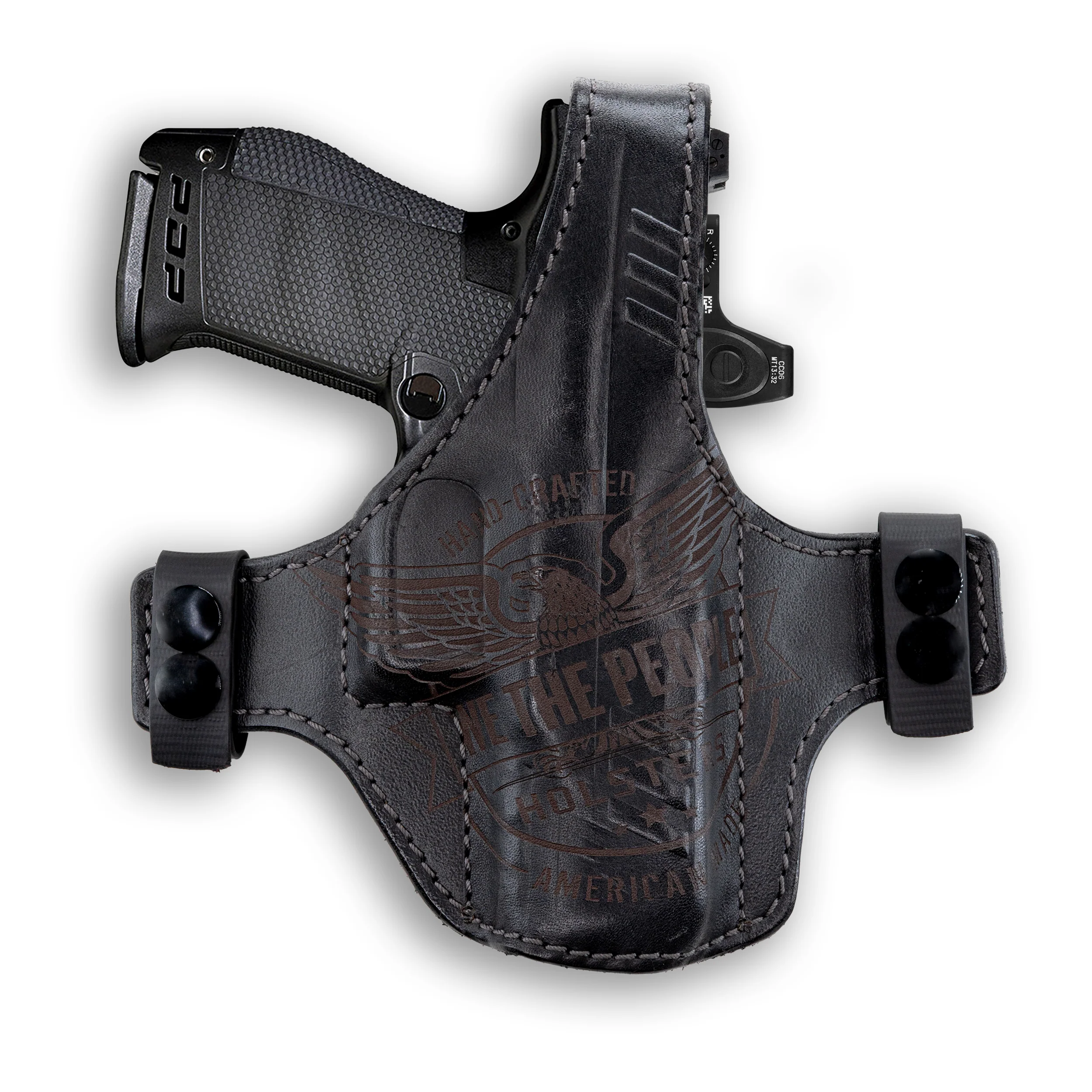 Walther PDP Compact 4" Independence Thumb Break Leather OWB Holster - Image 3