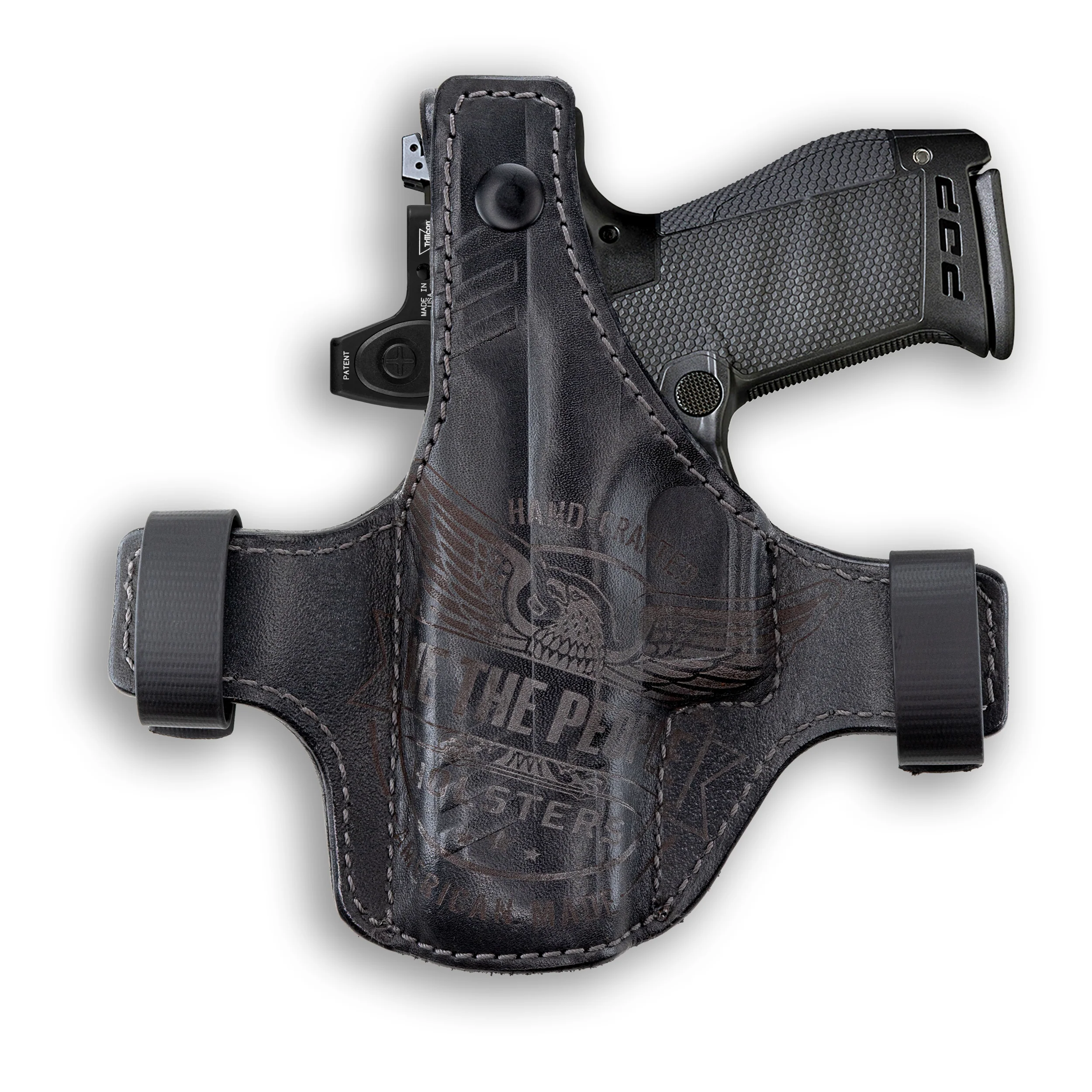 Walther PDP Compact 4" Independence Thumb Break Leather OWB Holster - Image 4