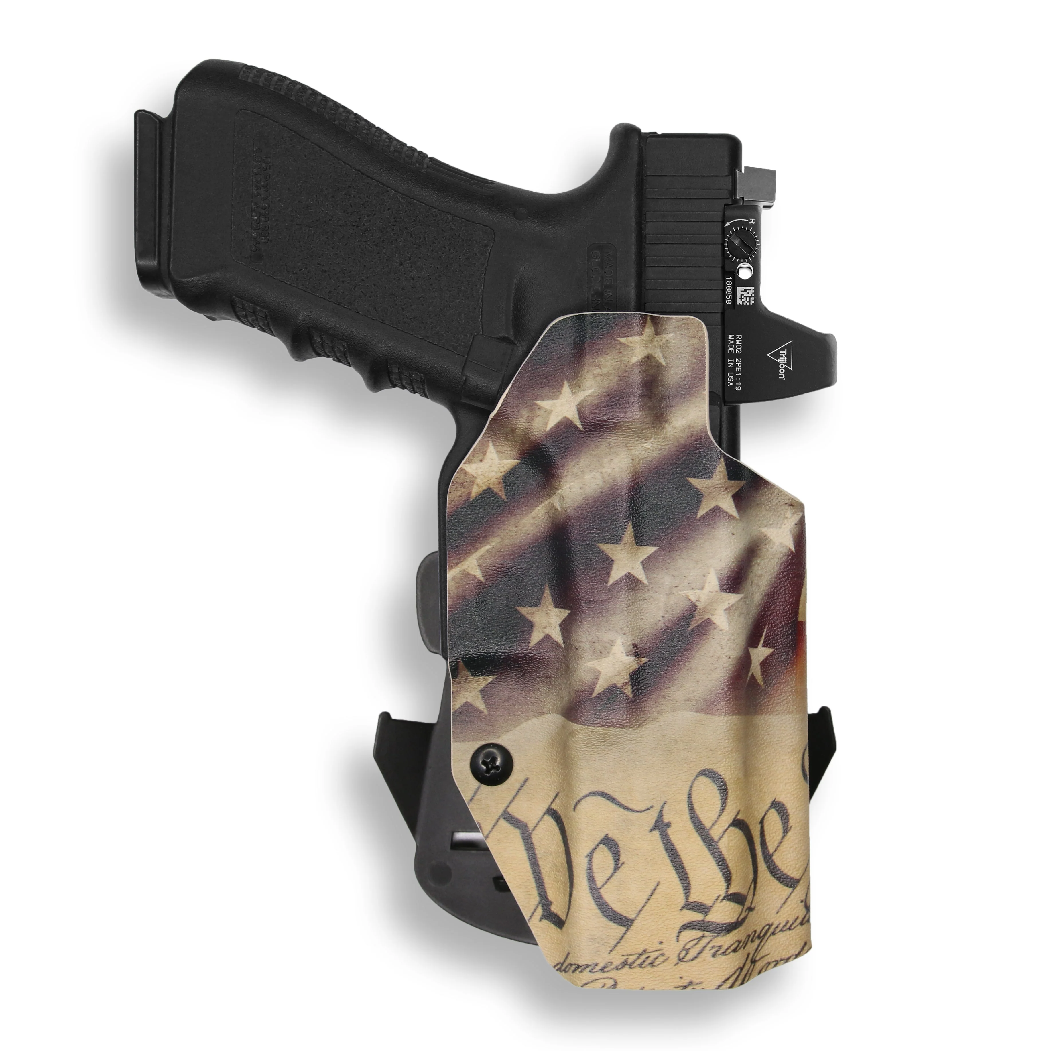 Walther PDP Standard Compact 5" Red Dot Optic Cut OWB Holster - Image 11