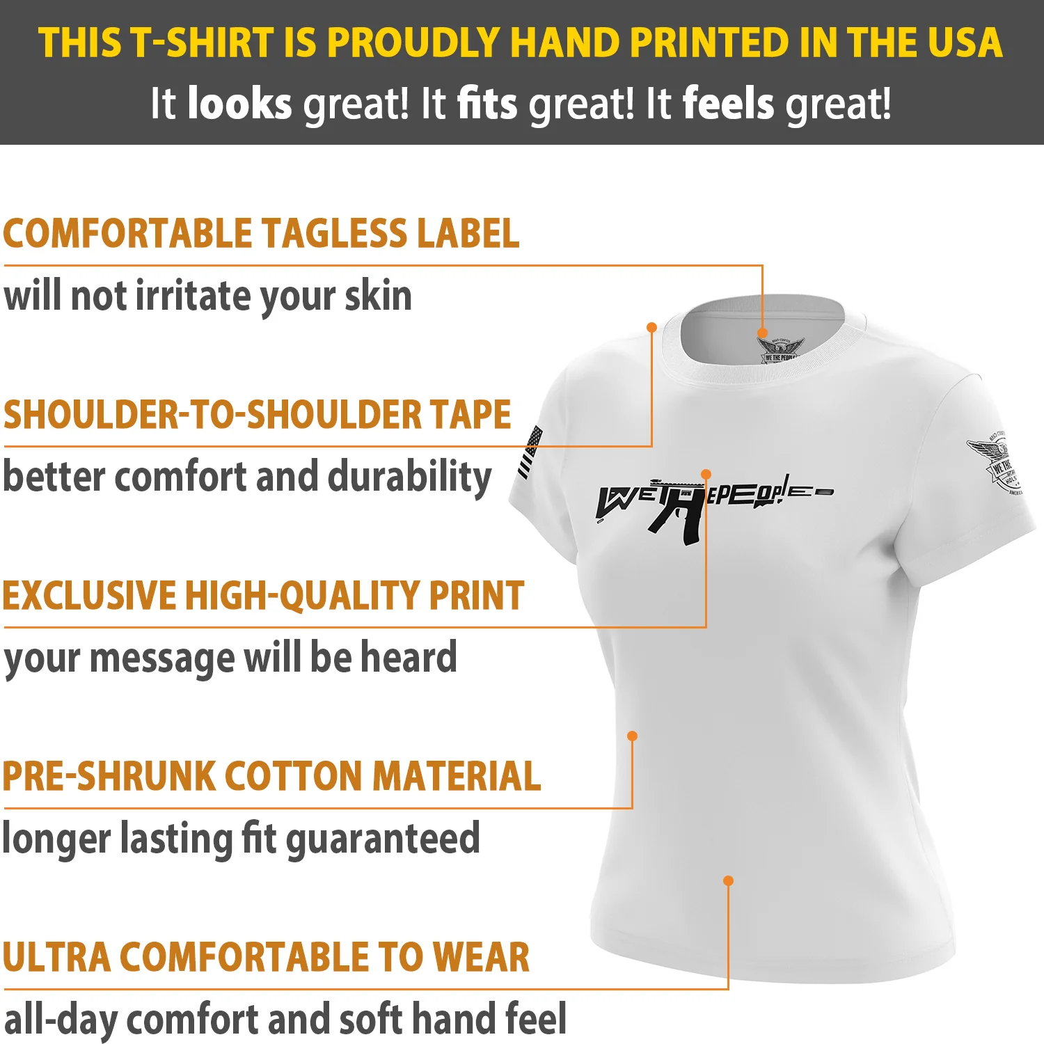 We The People AR-15 Women's Short Sleeve Shirt - Image 12