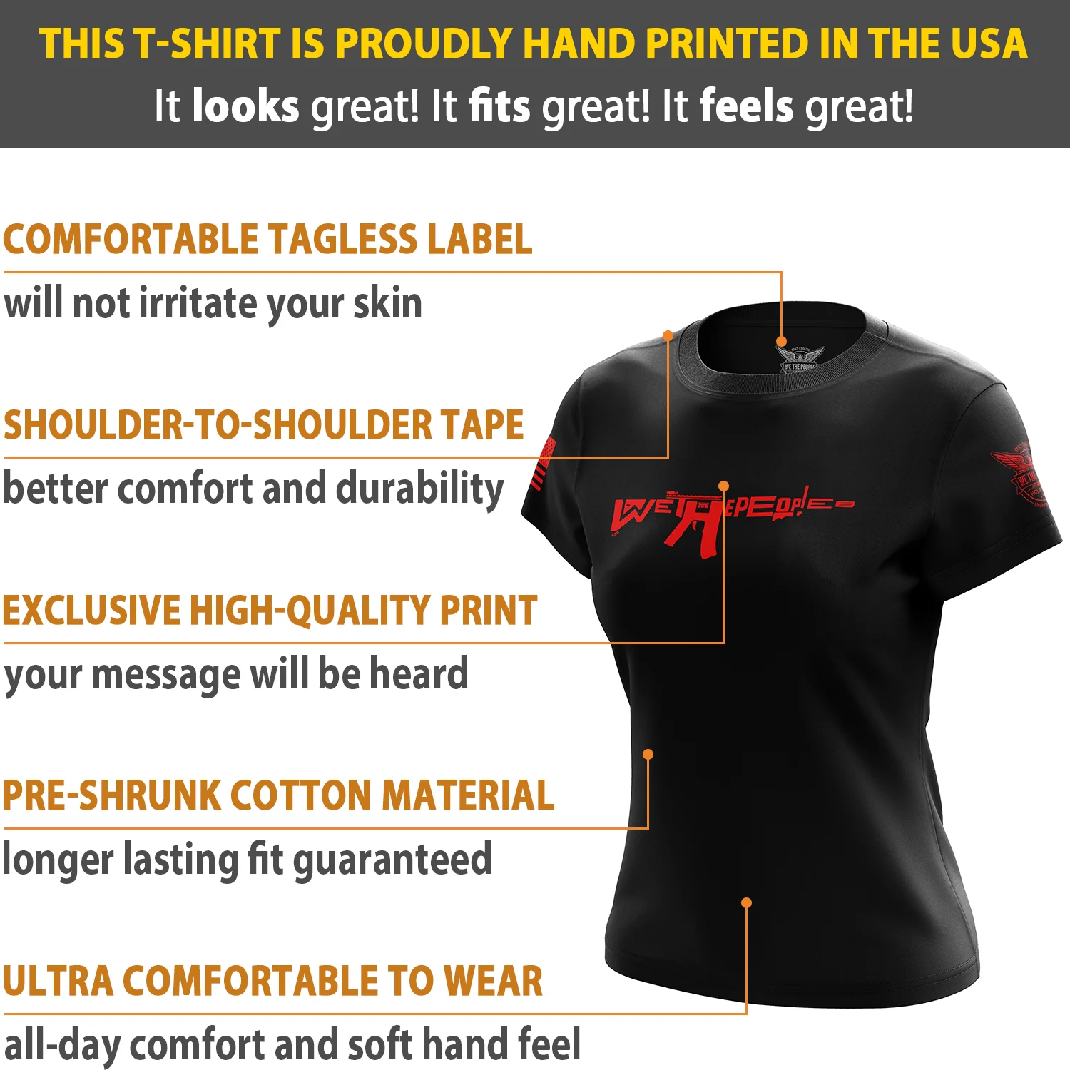 We The People AR-15 Women's Short Sleeve Shirt - Image 30