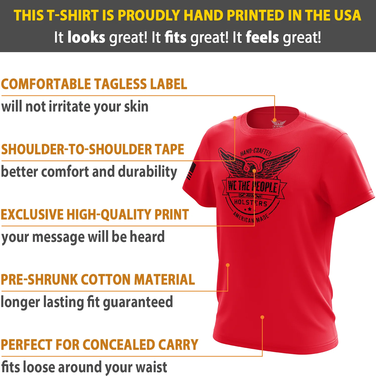 We The People Holsters Logo Short Sleeve Shirt - Image 30