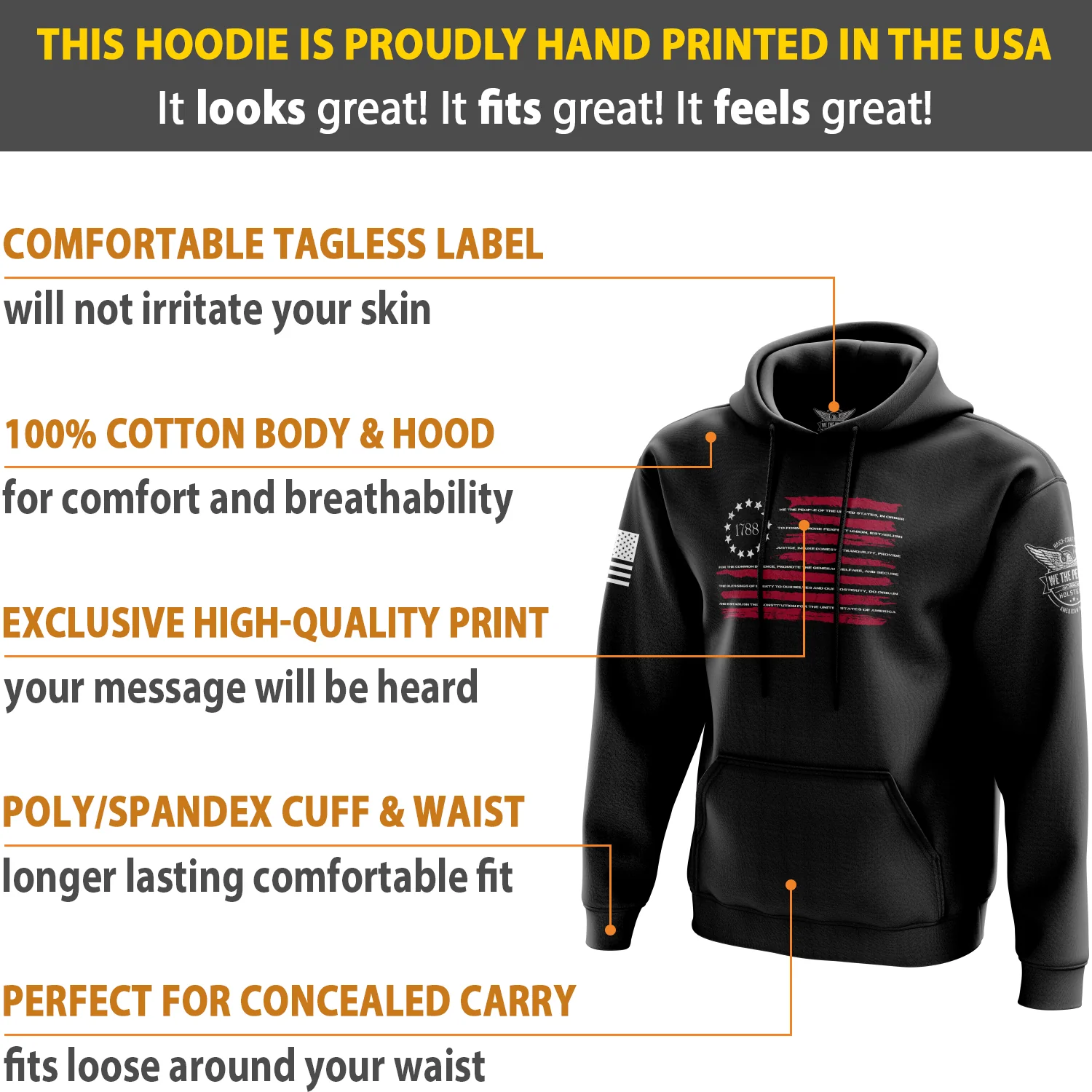 We The People Preamble Hoodie - Image 5
