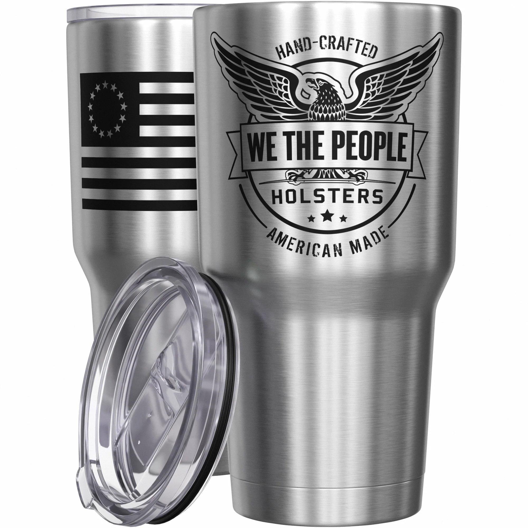 We The People Holsters Betsy Ross Flag Stainless Steel Tumbler - Image 7